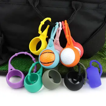 Сумка для мячей для гольфа, силиконовая сумка для хранения мячей для мини-гольфа, брелок для ключей, чехол для сумки для гольфа, рукав для мяча для гольфа, рукав для мяча для гольфа, аксессуары для гольфа