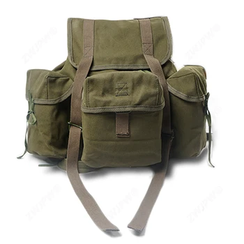 Тактическая холщовая сумка M14, ретро-рюкзак, рюкзак большой емкости