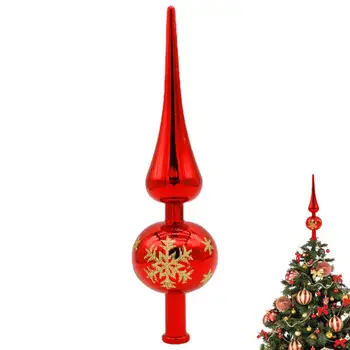 Елочные верхушки, рождественские украшения, уличная тыква, Рождественская елка, вставное украшение для рождественской елки для внутреннего наружного