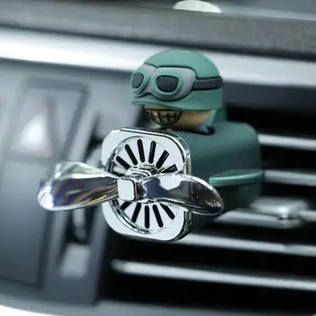 Практичный автомобильный парфюм Декоративный Легкий Пилотный вращающийся пропеллер Отдушка для выпуска воздуха Компактный автомобильный парфюм для фургона