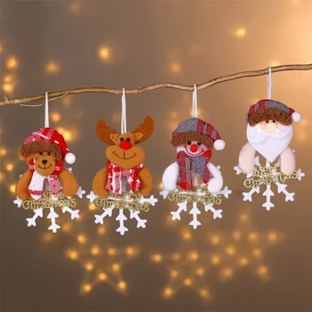Трансграничные Новые рождественские украшения, подвеска на Рождественскую елку В форме снежинки, подвесные украшения для стариков