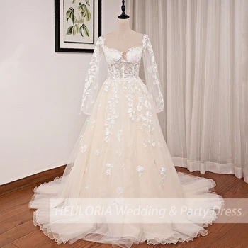 элегантное свадебное платье 