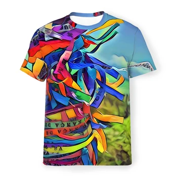Bahia Уникальный цвет футболки из полиэстера, высококачественная креативная тонкая футболка