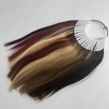 38 цветных 100% Цветных Колец Для Окрашивания Человеческих волос Для Обесцвечивания Волос