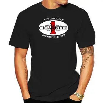 Мужская футболка Cigarette Racing Team с логотипом моторной лодки Speedboat, новая модная футболка