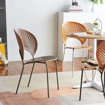 Кухонные обеденные стулья в скандинавском стиле Металлические для вечеринок Современный Роскошный Дизайн обеденных стульев Sillas Para Comedor Мебель для дома WK50CY
