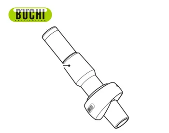 Воздуховод BUCHI из стекловолокна с зажимом, номер детали 11062186, подходит для R-210 R-215 R-300