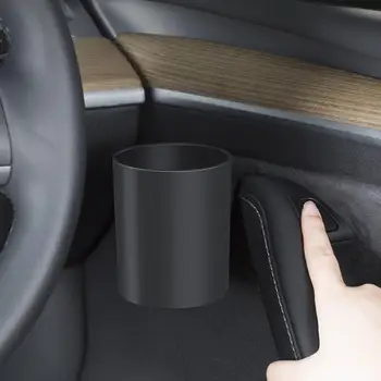 2x Автомобильный дверной подстаканник Модификация Дверного крепления Подставка для бутылок с питьевой водой Дверной слот Органайзер для аксессуаров Tesla Model 3 Y