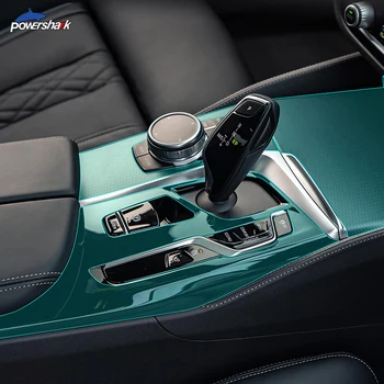 Внутренняя консоль автомобиля Навигационный экран приборной панели Прозрачная защитная пленка TPU для BMW 5 серии Facelift G30 G31 2020
