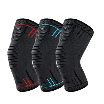 KoKossi 1 шт. компрессионный рукав для поддержки колена Наколенники Бандажные пружины Спортивная защита для спортзала Баскетбол Волейбол Бег