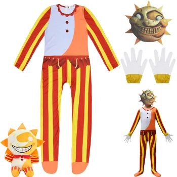2023 Five Nights Freddyed Costume Party Костюмы Для Косплея Маска Необычный Кошмар Солнце и Луна Аниме Костюм На Хэллоуин Для Детей
