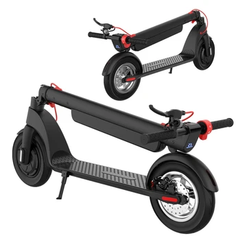 Аккумулятор большой емкости HX X8, 10-дюймовая шина, модный скутер для взрослых, электрический скутер с максимальной дальностью хода 45 км
